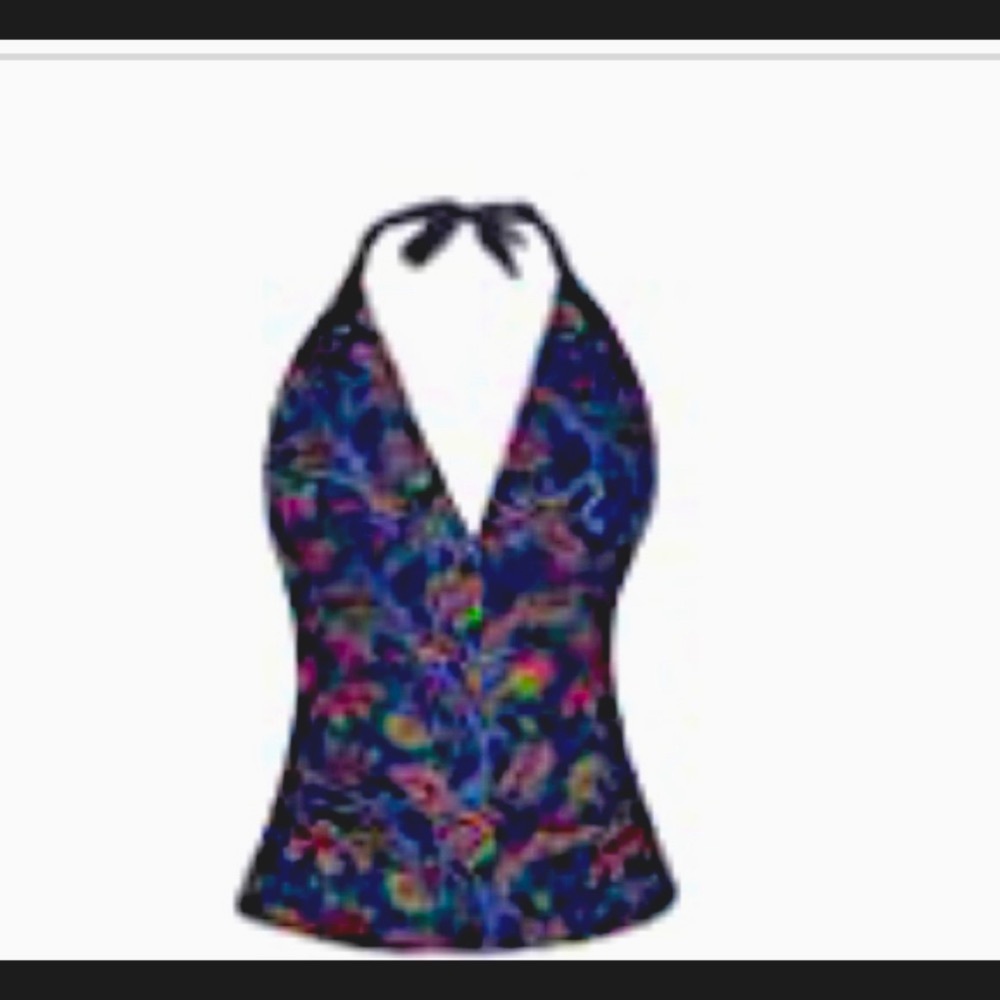 Halter styler Tankini swim top